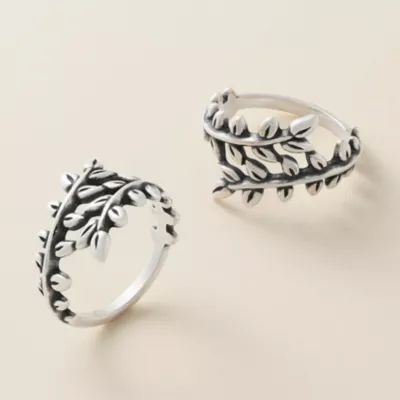 Delicate Vines Ring in Sterling Silver - Image 2
