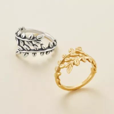 Delicate Vines Ring in Sterling Silver - Image 3