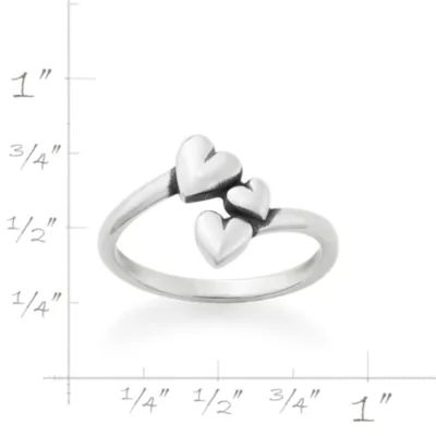 Gathered Hearts Ring in Sterling Silver - Image 6
