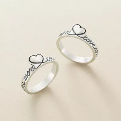 Love You More Ring in Sterling Silver - Image 4