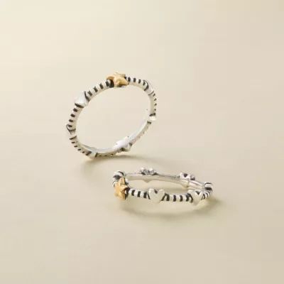 My Shining Star Ring in Sterling Silver and 14K Yellow Gold - Image 2