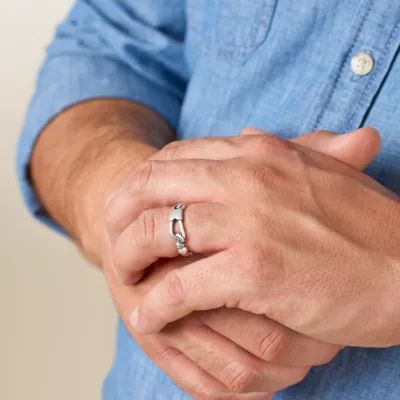 Fishers of Men Ring in Sterling Silver or 14K Yellow Gold - Image 5