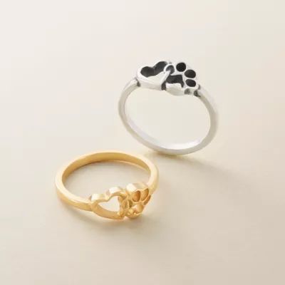 Furry Friends Heart Ring in Sterling Silver - Image 3