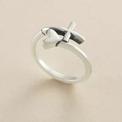 Faith Wrapped in Love Ring in Sterling Silver - Image 2