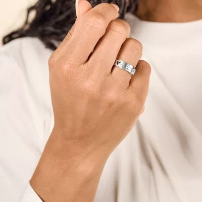 I Love You Mom Ring in Sterling Silver - Image 5