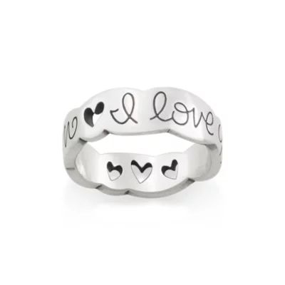 I Love You Mom Ring in Sterling Silver - Image 2