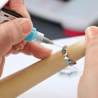 Enamel Connected Butterflies Ring in Sterling Silver - Image 6
