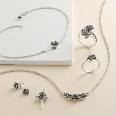 Rose Anklet in Sterling Silver - Image 4