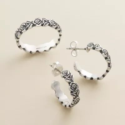 Rose Ring in Sterling Silver or 14K Yellow Gold - Image 4