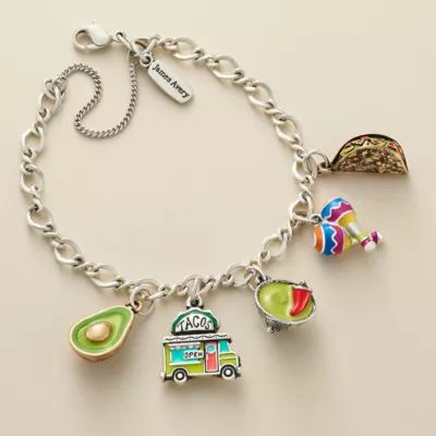 Enamel Taco Truck Charm in Sterling Silver - Image 3